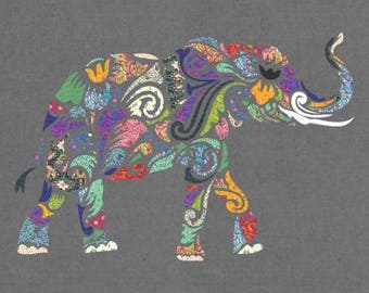 NEW Holi Ganesha Quilt Kit featuring Slow & Steady by Tula Pink