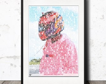 Frank Ocean - IVY / Blond / Blonde Lyric Poster Artwork Print - Limited Edition!