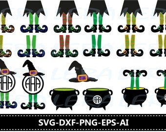 60 % OFF, Witch Legs in Cauldron svg, Halloween svg, Witch Legs Monogram svg, Witch Legs svg files Svg, Dxf, Png, Witch Legs clipart