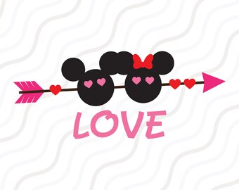 Download Mickey love svg | Etsy