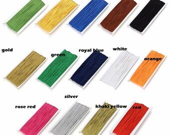 34 Yard/Lot 3mm Soutache Cord Multi Colors Nylon Rope Snake Belly Cords for DIY Jewelry (31 meters) 14 colors , choose your color