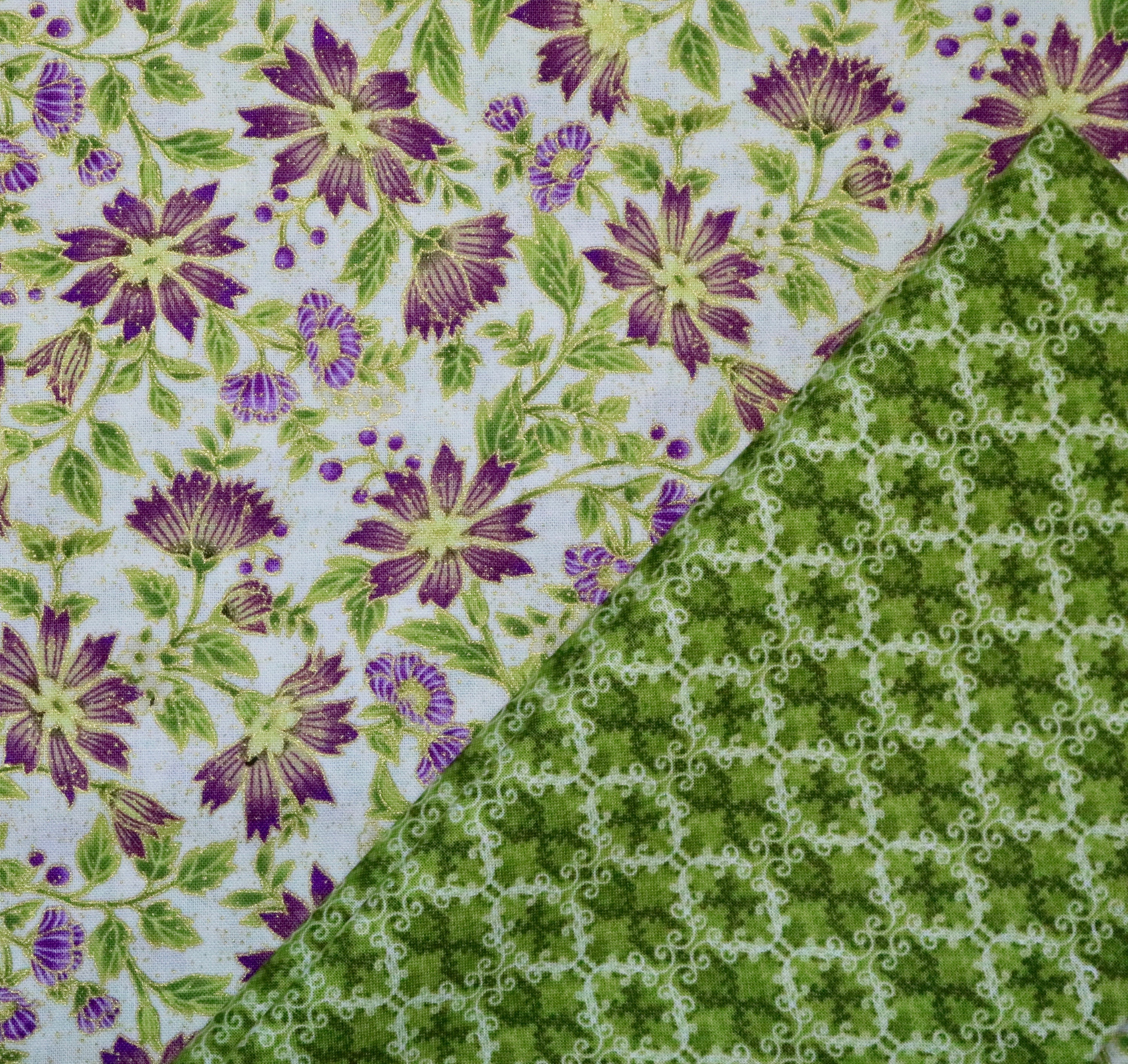 Floral Plum Small Ribbon, Ribbon Floral Collection, Dover Hill Studio