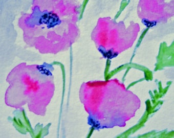 WATERCOLOR FLOWERS WATERCOLOUR FLOWERS