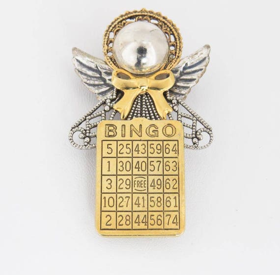 Bingo Bingo Pin Bingo Angel Pin Guardian Angel Pin Hostess