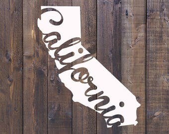 California Decal, State Decal, State Decal For Car, California Sticker, California Pride, California Vinyl, Car Decal, Car Sticker