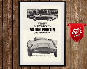 Aston Martin Vintage Poster Aston Martin Vintage Poster