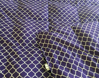 Quatrefoil 100% cotton, Adult weighted blanket, Sensory Blanket, Autism Blanket, Natural remedies, Restless legs relief, Anxiety relief,