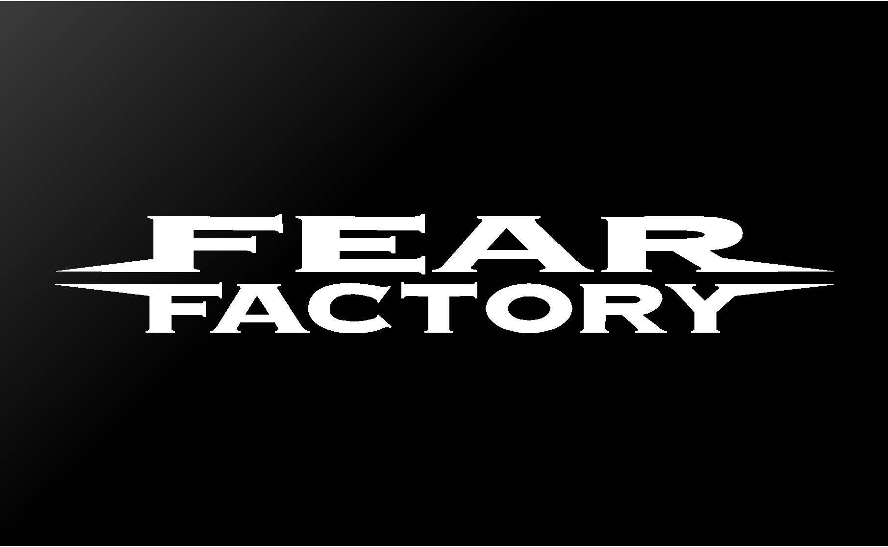  Fear  Factory  Vinyl Decal Car Window Laptop Metal Band Sticker