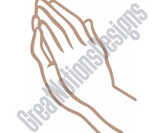 Praying Hands SVG - HTV - Vinyl Cutting Graphic Art