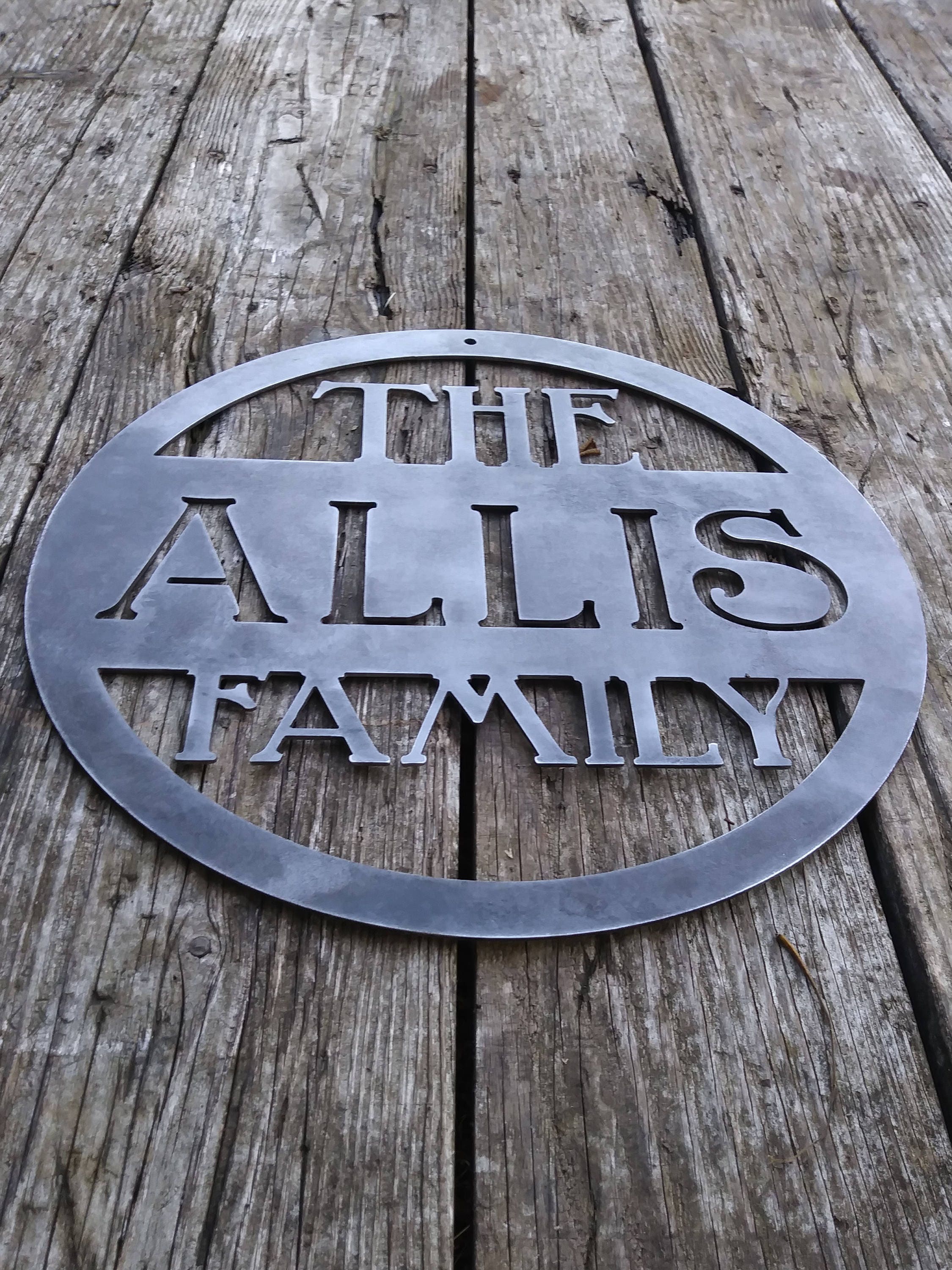 personalized metal signs