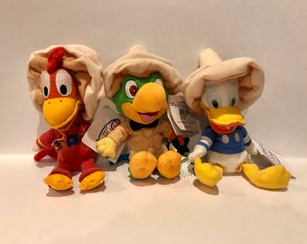 the three caballeros plush