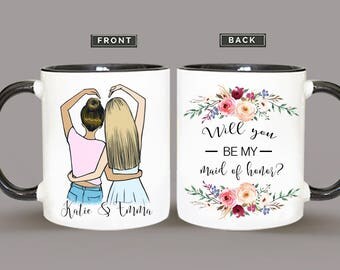 Maid Of Honor Proposal Mug, Will You Be My Maid Of Honor Mug, Proposal Mug For Maid Of Honor, Proposal Matron Of Honor Proposal Mug
