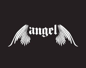 Angel logo | Etsy
