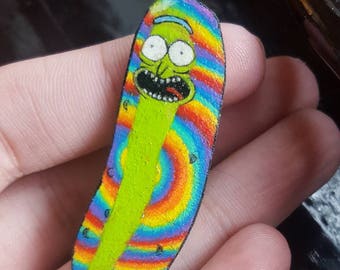 Rainbow Pickle Rick Pin, Rick and Morty Pin