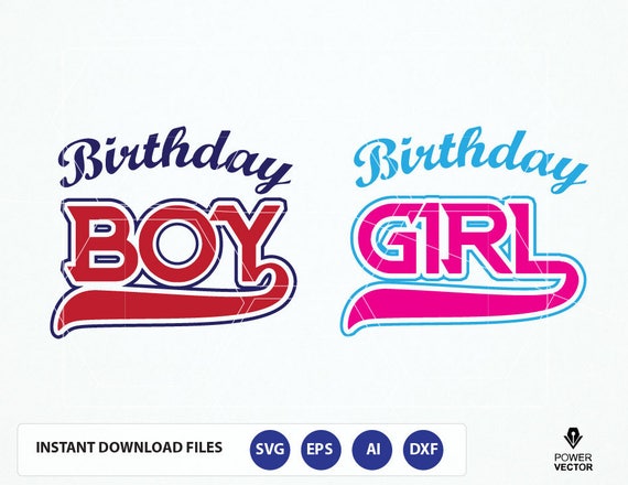 Download Birthday girl svg Birthday boy svg birthday silhouette file