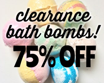 CLEARANCE BATH BOMBS