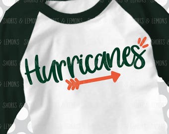 Hurricanes svg, Arrow svg,hurricanes, Cut File, iron on, football mom svg, Silhouette, eps, Printable iron on, Digital Download, Cricut, dxf