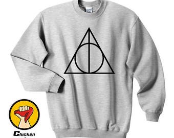 Deathly Hallows shirt Harry Potter shirt Harry Potter clothing Top Crewneck Sweatshirt Unisex More Colors XS - 2XL