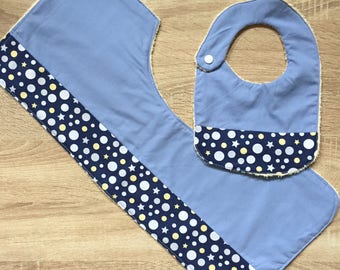 Bib and Burp Cloth Set for Baby