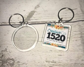 Monogram Keychain | Custom Keychain | Photo Keychain | Keychain
