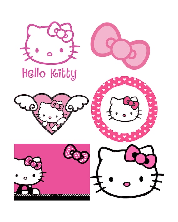 Hello Kitty svg Hello Kitty Cut file svg files for silhouette