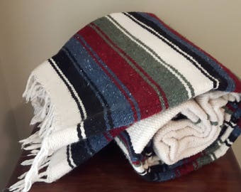 Perfect Mexican Blanket with thick, warm weave