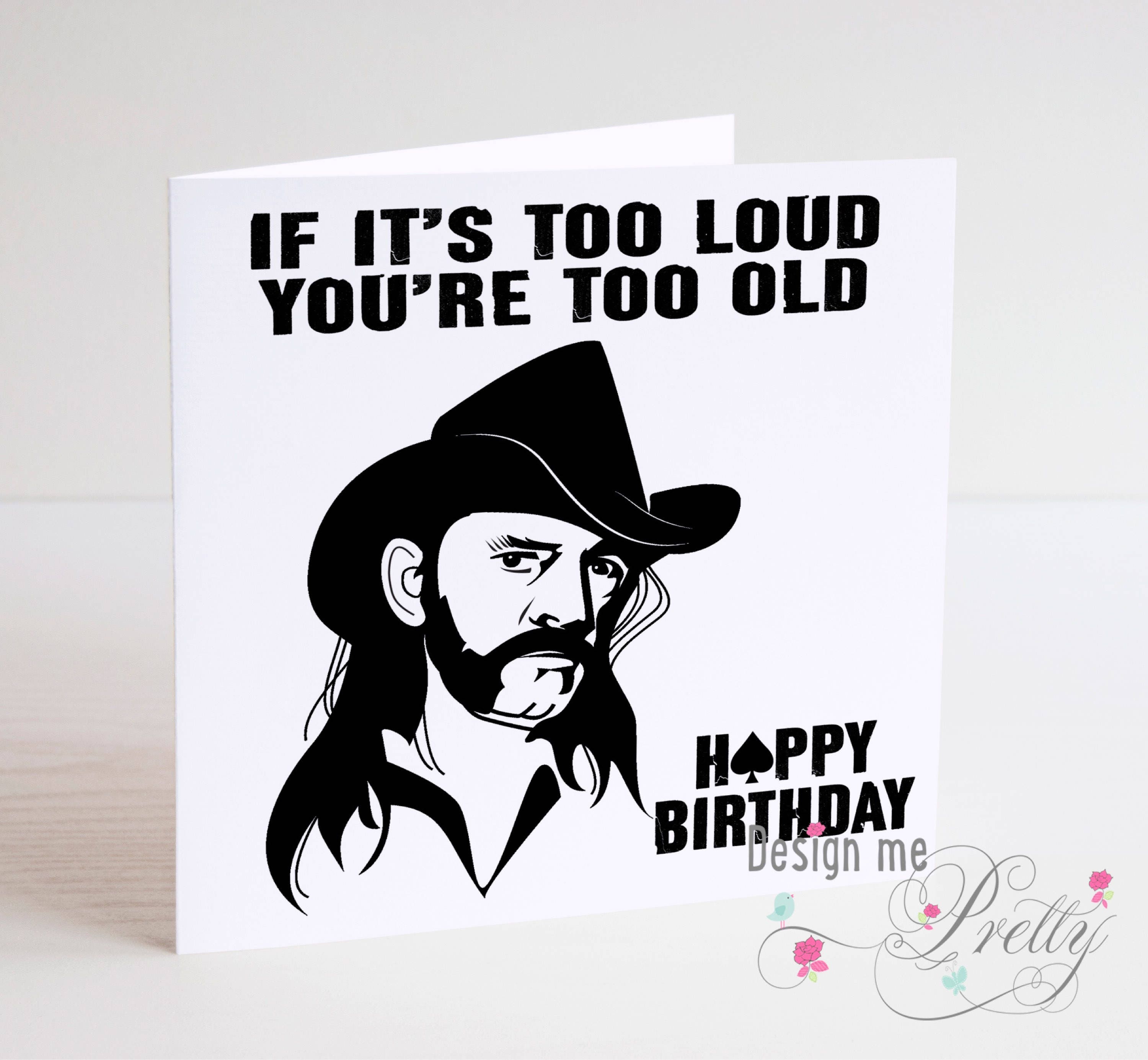 lemmy from mot 246 rhead birthday card rocker biker the ace of lemmy from mot 246 rhead birthday card rocker biker the ace of