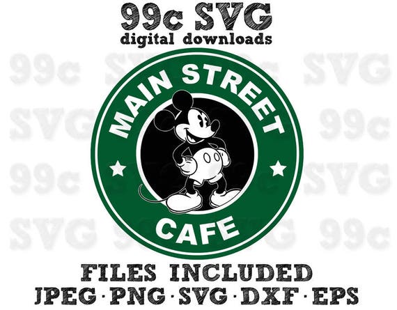Download Mickey Mouse Starbucks Inspired Disney SVG DXF Png Vector ...