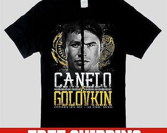 Saul Canelo Alvarez vs Gennady GGG Golovkin T Shirt FREE SHIPPING!