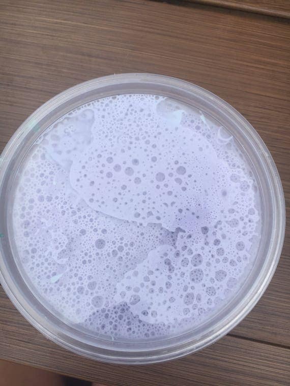 Purple Bubbly Fluffy Slime