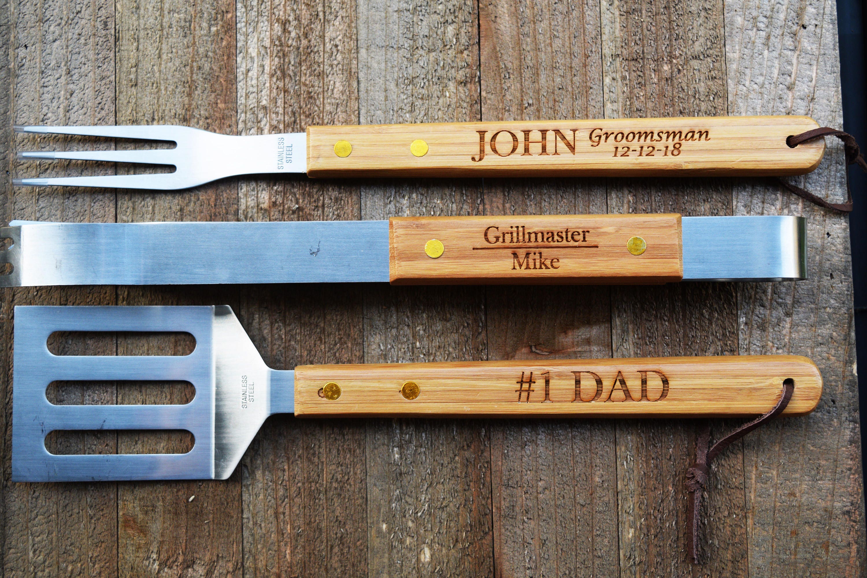 Personalized grilling tools personalized BBQ Set BBQ set