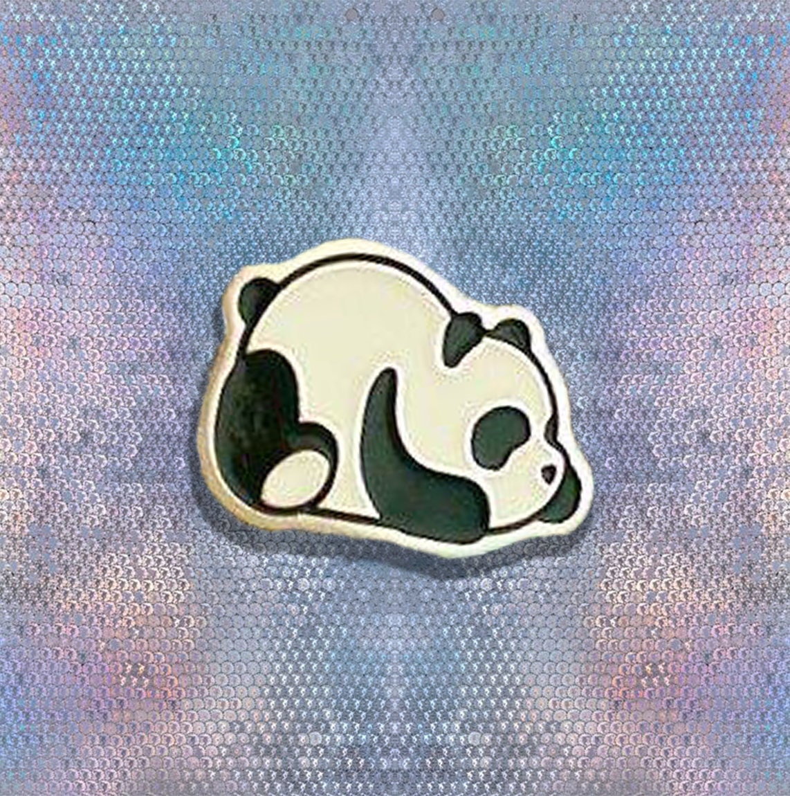 Panda Pin Panda Enamel Pin Panda Brooch White Panda Pin