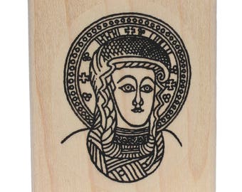 R#302 THE VIRGIN, Book of Kells. Celtinks pays 'Shipping and Handling"