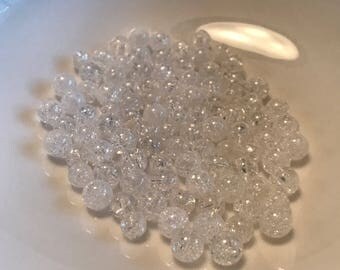 Ice Flake Quartz Round 5mm