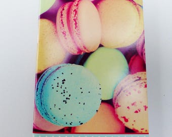 macarons notebook journal with 48 pages A5 format blank pages