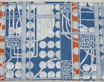 Coupon genuine Liberty of London fabric blue 173 - "Gilliam".