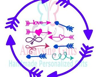 Svg's - Arrow Set Bundle Svg- Set of Arrows Svg's- Svg Set - Dxf Set - Commercial use svg dfx png and jpg files