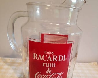 Bacardi and coke pitcher
