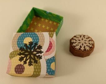 handmade snowflake stamp