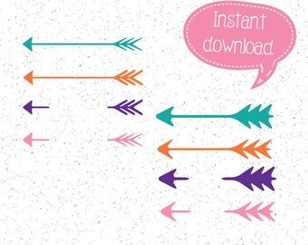 Arrows SVGs, Arrows Clipart, Tribal Arrows SVGs, Tribal Arrows Clipart, Cricut Cut File, Silhouette File