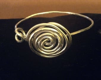Silver Shield Stackable Bangle