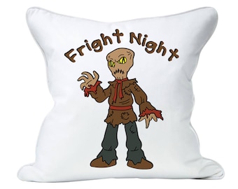 Fright Night Scarecrow SVG File - Scary Halloween file, T-shirt, pillow home decor, gift for him, coffee cup, tall glass,