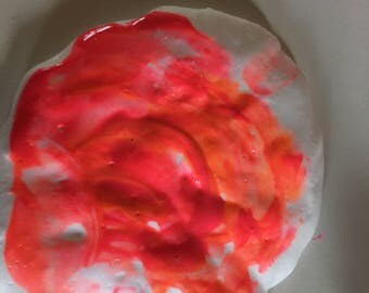 Strawberry orange sherbet slime