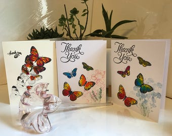 Butterfly Thank You Cards