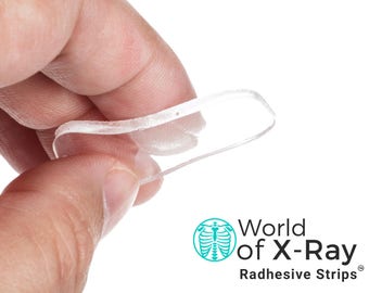 6 Max Strength MARKER ADHESIVES, Radhesive™ Strips, Holds Merrill's Book in Video, Fast Shipping and Response Time, Washable X-Ray Adhesive