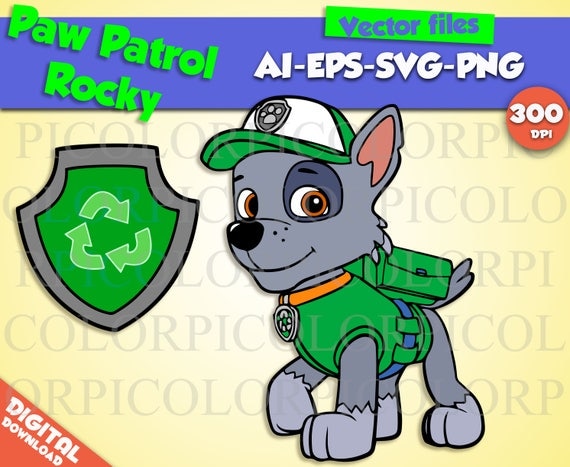 Free Free Paw Patrol Rocky Svg 610 SVG PNG EPS DXF File