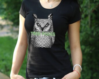 Twin Peaks Tshirt Twin Peaks Shirt Twin Peaks T-Shirt Twin Peaks Twinpeaks Shirt shirt owls tshirt owl shirt owls are not what they seem