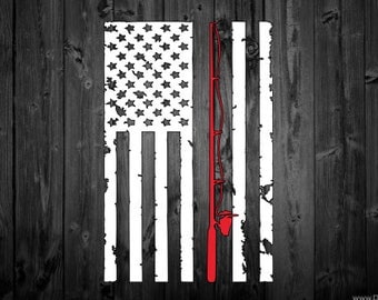 Free Free 166 American Flag Fishing Rod Svg SVG PNG EPS DXF File