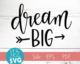 Download Dream big svg file | Etsy
