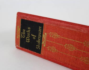 Clutch Purse -Shakespeare- made from recycled vintage book by Rebound Designs
